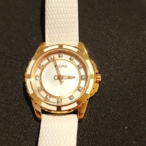 Rose gold Bulova watch